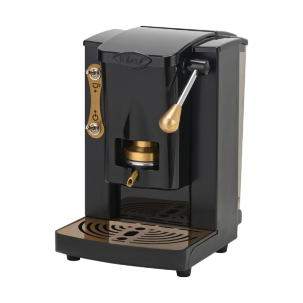 Faber Opera Macchina da Caffè a Cialde 44mm Inox Nera