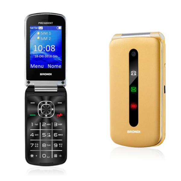 Brondi President Flip Gold