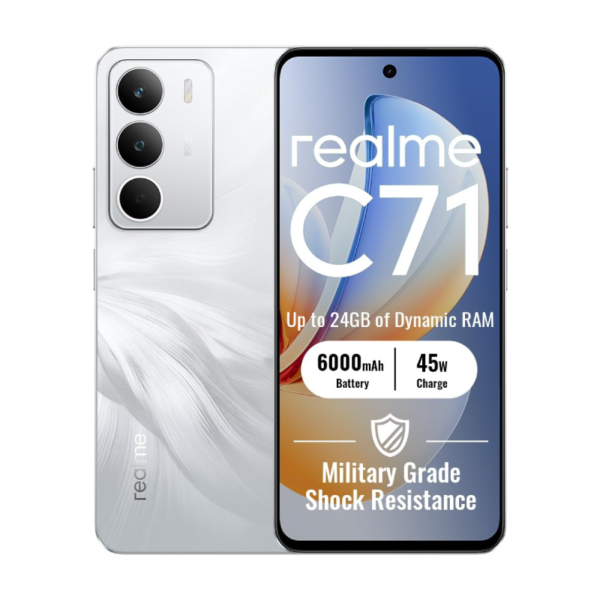 Realme C71 8+256GB 6,67" 4G White Swan