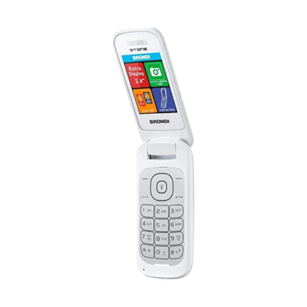 Brondi Stone + Flip Dual Sim Bianco