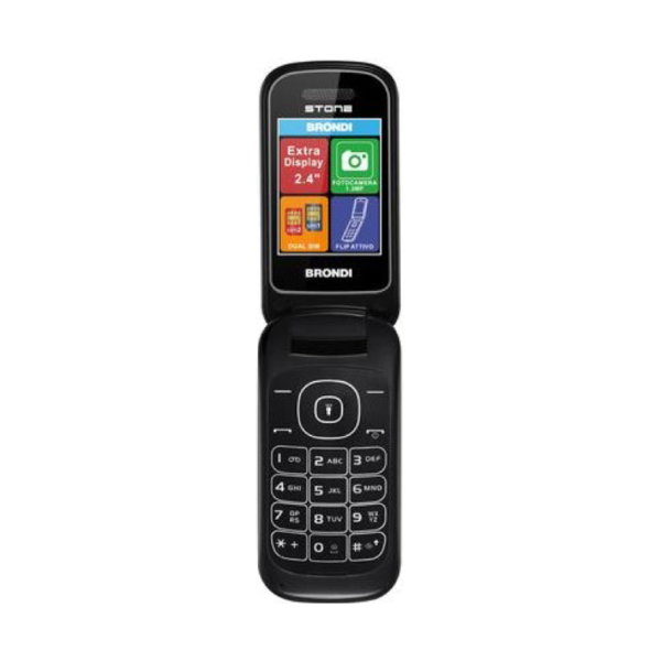 Brondi Stone + Flip Dual Sim Nero