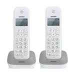 Telefono Cordless Brondi Gala Twin Bianco